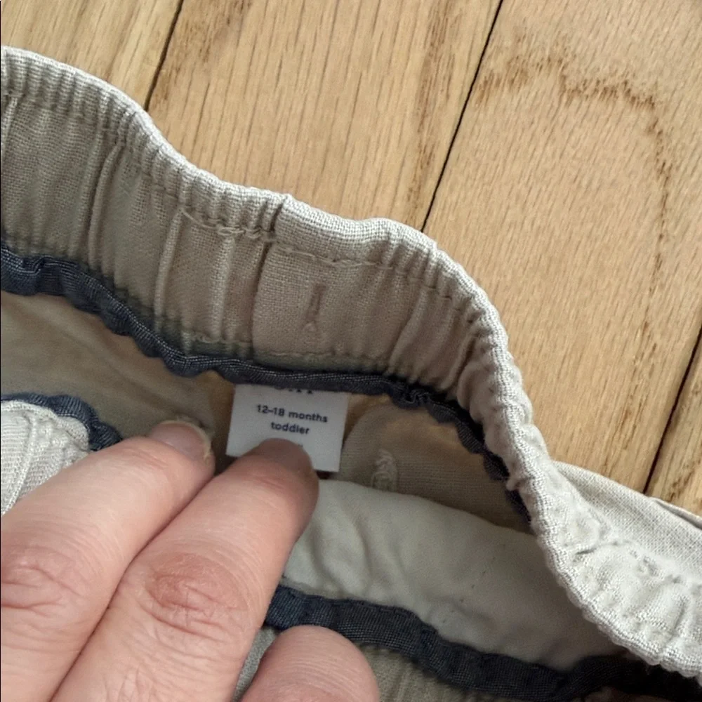 GAP Gray Hoodie and Beige Pants Set